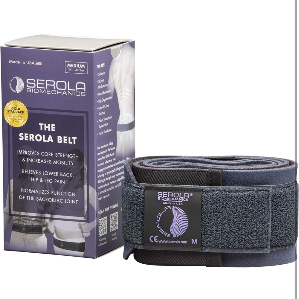 The Serola Belt for back support, sciatica relief, and more